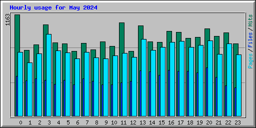 Hourly usage for May 2024